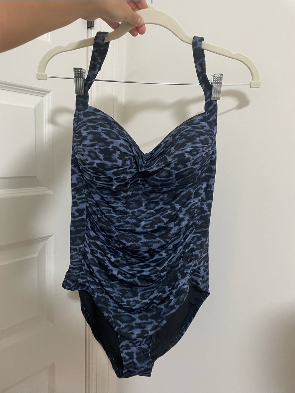 Leopard Print One-Piece Swimsuit